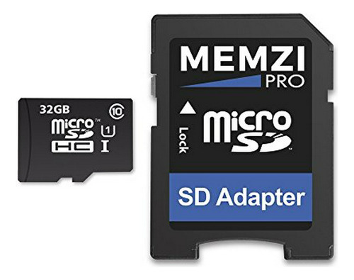 Memzi Pro 32gb Class 10 90mb - S Tarjeta De Memoria Micro Sd