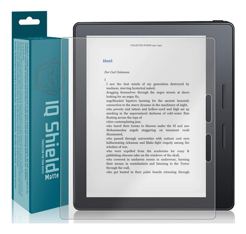 Oasis Protector Visualizacion Kindle Iq Shield Matte Full 