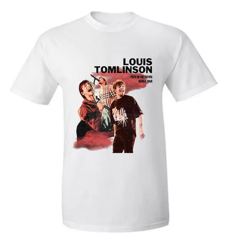 Remera Louis Tomlinson - Manga Corta Aesthetic - Música Lt7