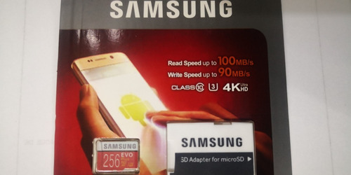 Tarjeta Mb-mc256ga/eu Evo Plus Con Adaptador Sd 256gb (Usado)
