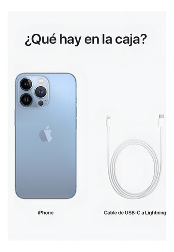 iPhone 13 Pro 1 TB azul-sierra - Excelente (Recondicionado)