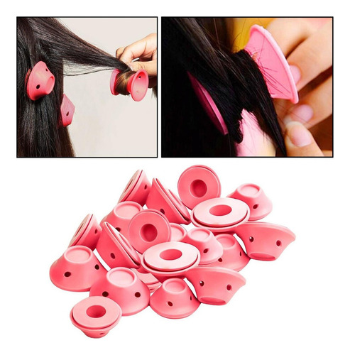 Rodillos De Silicona Para Rizar El Cabello Sin Calor Para La