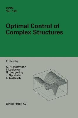 Libro Optimal Control Of Complex Structures - Karl Heinz ...
