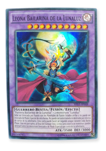 Yugi-oh! Lunalight Leo Dancer Shvi-en048 Super