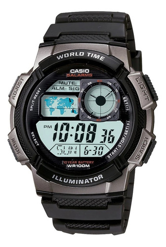 Reloj de pulsera Casio AE-1000W-1BVCF, para hombre color