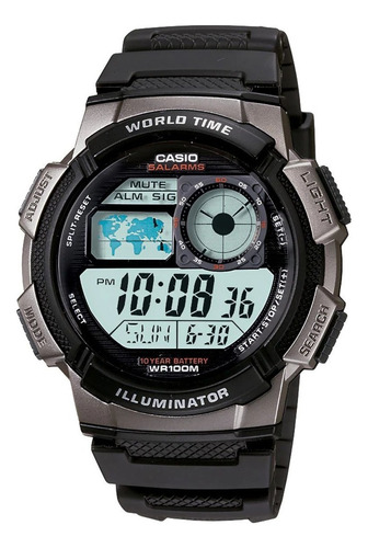 Reloj de pulsera Casio AE-1000W-1BVCF, para hombre color