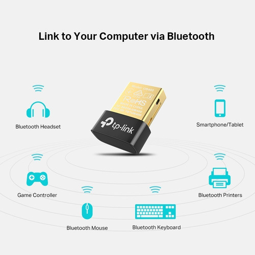 Adaptador Bluetooth Tp Link Ub400 Nano Usb Receptor Bt 4.0