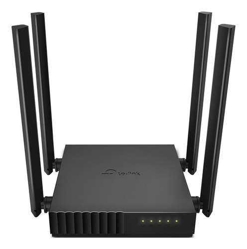 Imagen 1 de 3 de Router, WMM, Range extender, Access point TP-Link Archer C50 V6 negro 220V