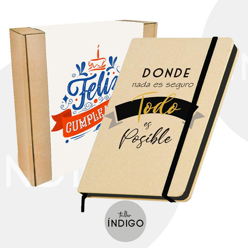 Libreta   Motivacional Personalizada  Pasta Dura Artesanal