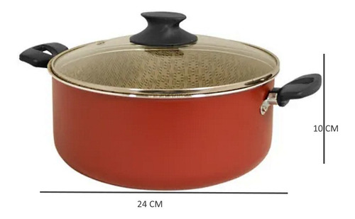 Imagen 3 de 10 de Bateria 4 Piezas Set De Ollas Cocina Antiadherente Jovifel
