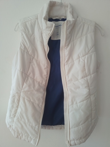 Chaleco Puffer De Mujer Aeropostale Blanco Talla S Usado 