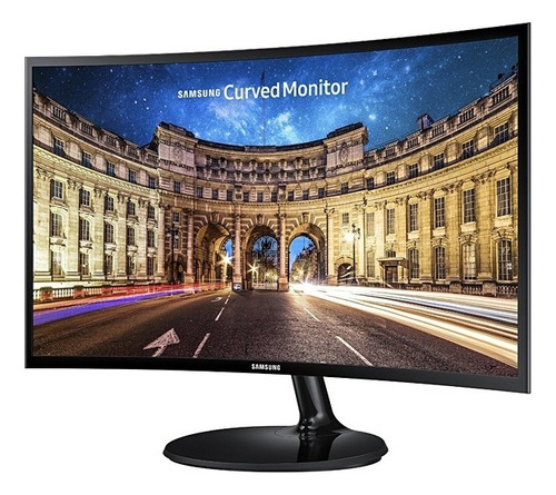 Monitor LED curvo Samsung C24f390fh, 23,5 polegadas Fhd