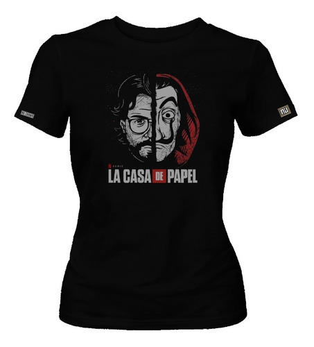 Camiseta Estampada La Casa De Papel Serie Poster Mujer Dbo  