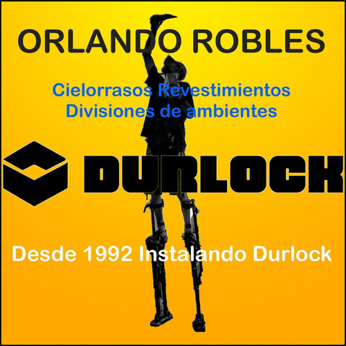 Imagen 1 de 1 de Colocacion De Durlock Con Material Placa De Yeso X Mt2 Econo