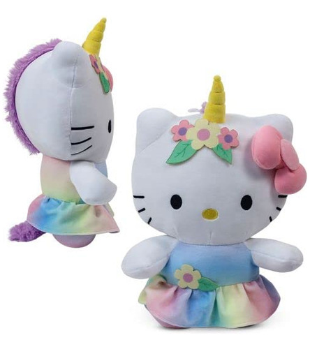 Sanrio Hello Kitty - Figura De Peluche De Unicornio Arcoír.