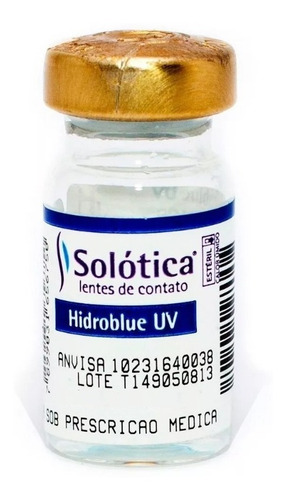 Lente De Contato Anual Hidroblue Tórica Incolor Astigmatismo