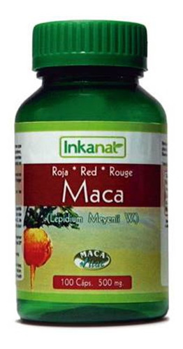 Maca Roja 100 Cápsulas X500mg C/u - Origen Perú