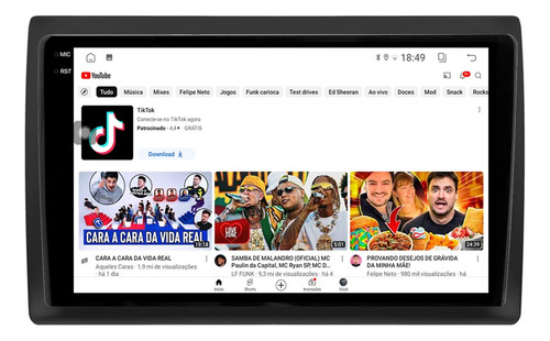 Central Multimidia Fiat Stilo 9p Carplay 4gb 64gb Android 14