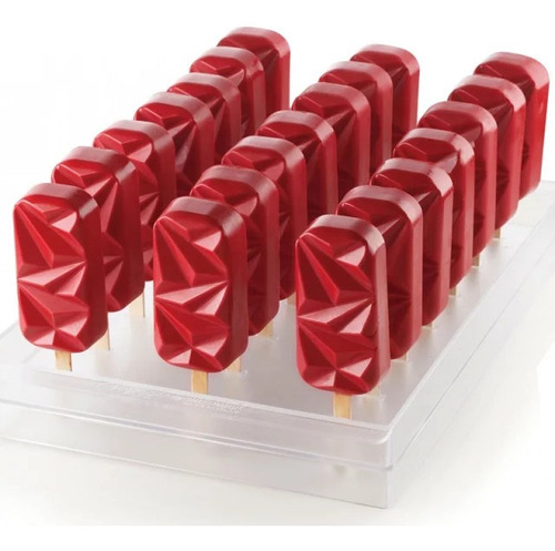 Imagen 1 de 4 de Molde De Silicona Para Paletas De Helados