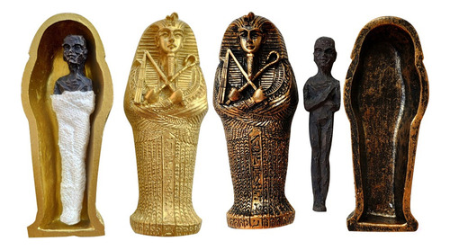 Aaa 2 Juegos De Resina Peces Decoración Faraón Egipcio