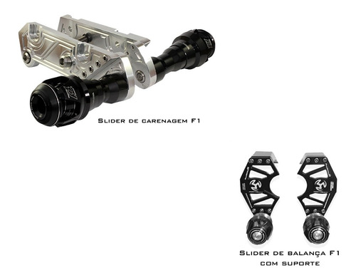 Slider F1 + Traseiro F1 Procton Racing - Yamaha Xj6 N F