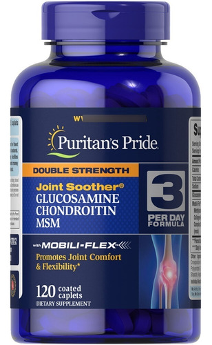 Imagen 1 de 2 de Glucosamine Chondroitin Msm  120 Ca - Unidad a $832