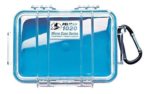 1020 Micro Case Azul Transparente