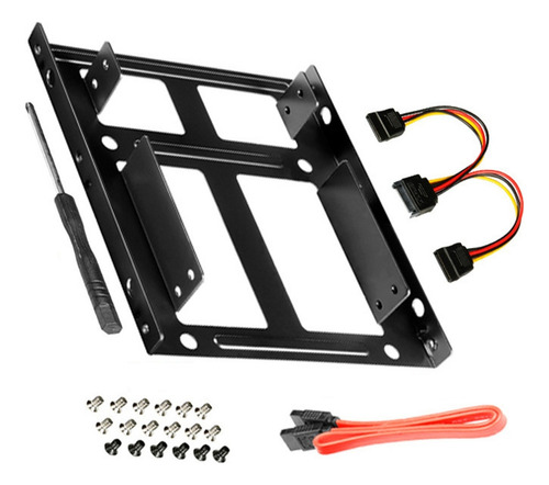 Soporte De Montaje Doble Para Disco Duro Interno Ssd De 3.5