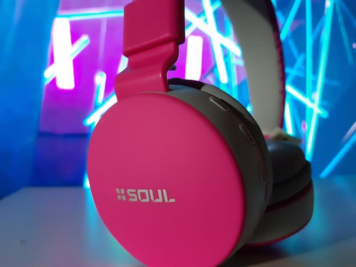 AURICULARES INALAMBRICOS BLUETOOTH Soul S600 AUR-BT881 - Rosa/Gris