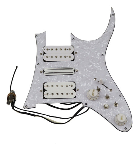 Pastillas Pickguard Precableadas Para Guitarra Humbucker Hsh