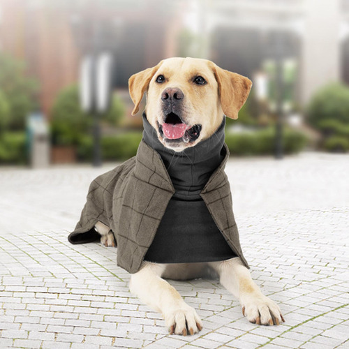 Traje De Abrigo Para Perros Con Orificio Para Arnés Para Xl