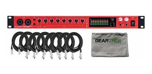 Focusrite Clarett 8pre 18x20 Thunderbolt Placa C/ Cloth  ©