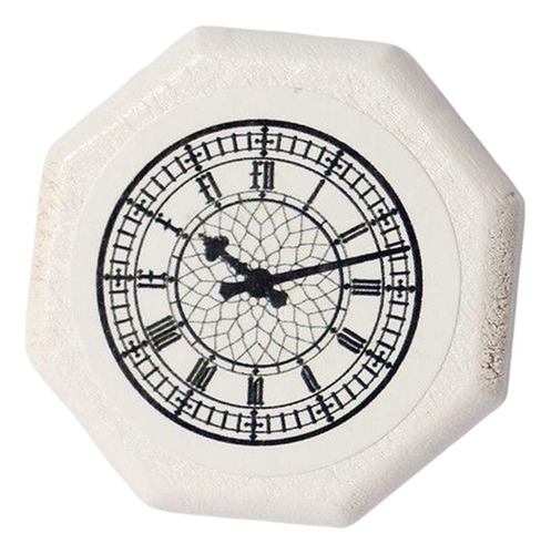 2 Casa De Muñecas Miniatura Reloj De Pared 1:12 Ratio Para