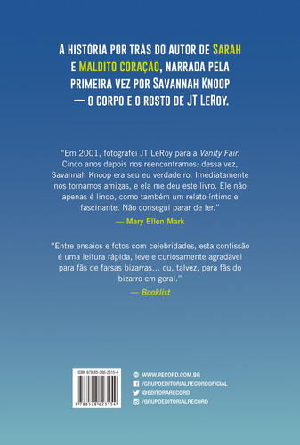 Garota garoto garota: Como me tornei JT LeRoy, de Knoop, Savannah. Editorial Editora Bertrand Brasil Ltda., capa mole em português, 2021