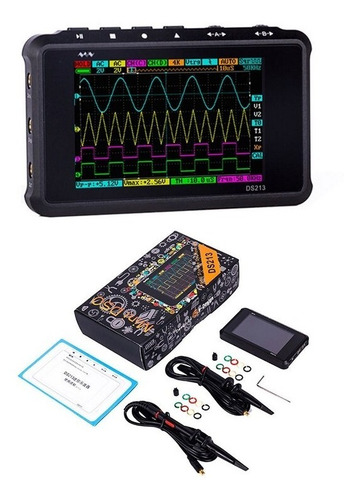 Osciloscopio Portátil Profesional Mini 4 Canales 100 Ms/s