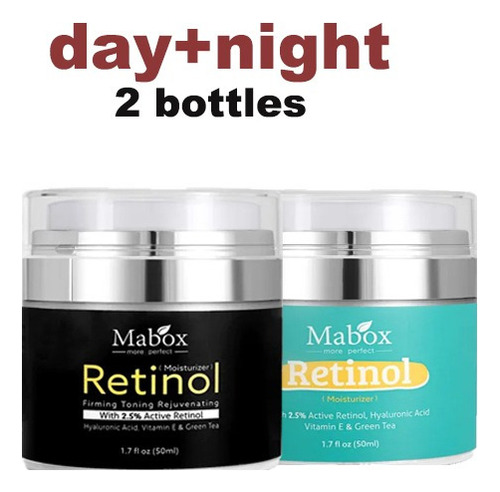 Mabox Retinol Crema Hidratante Mañana Y Noche 1