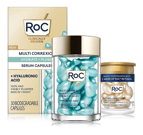 Roc Multi Correxion Cápsulas Serum Ácido Hialurónico Retinol