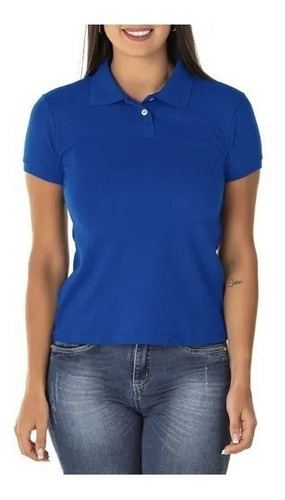 11 Camisetas Polo Baby Look Feminina Cores Novas Barato D+