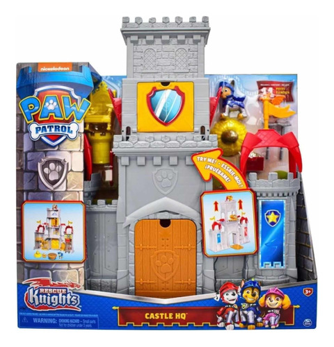 Paw Patroll Rescue Knigths Castillo Hq 11 Pz Spin Master