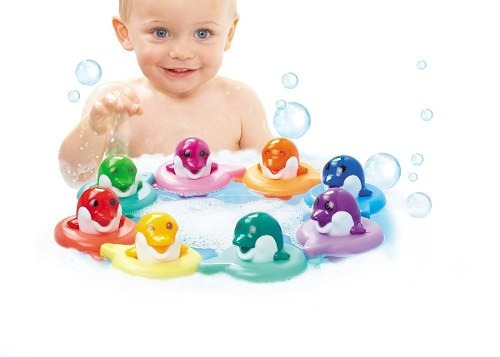 Delfines Tomy De Baño - Bebés Y Niños