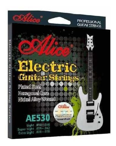 Encordado De Guitarra Eléctrica Alice 08