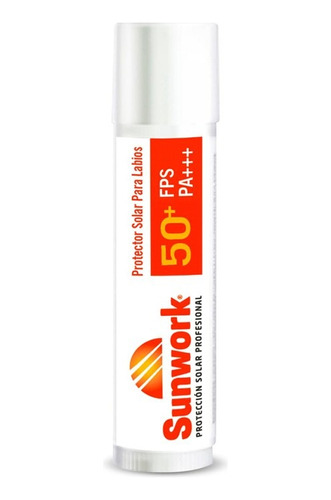 Protector Solar Para Labios Sunwork Lips 50 Fps 5g