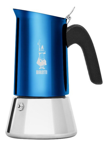 Cafetera Bialetti Nueva Venus Blue 4tz Acero Inox