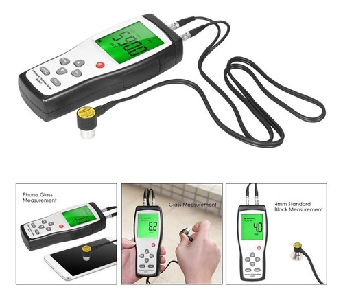 Medidor De Espesor Ultrasónico Profesional De Mano Lcd