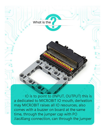 2x Para La Placa De Expansión Microbit Iobit V2.0 Micro:bit