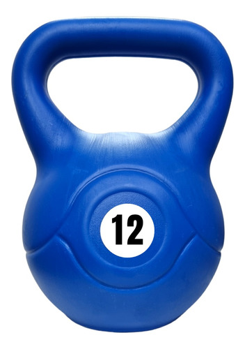 Pesas Rusas 12 Kg Pvc Mancuerna Kettlebell Pesa  Funcional