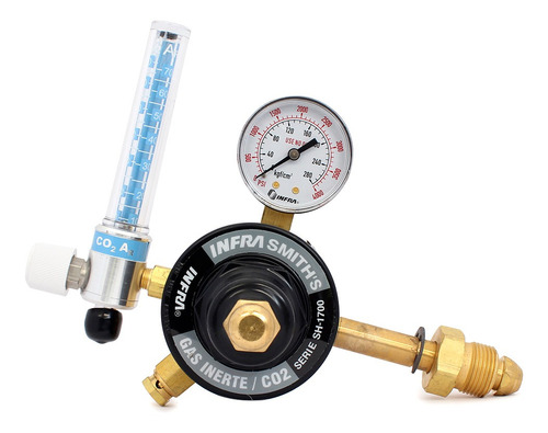 Regulador Con Flujómetro Infra Para Co2, Nitrógeno Y Argón