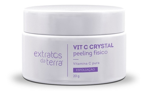 Peeling Físico Vit C Crystal -dermolight - Extratos Da Terra