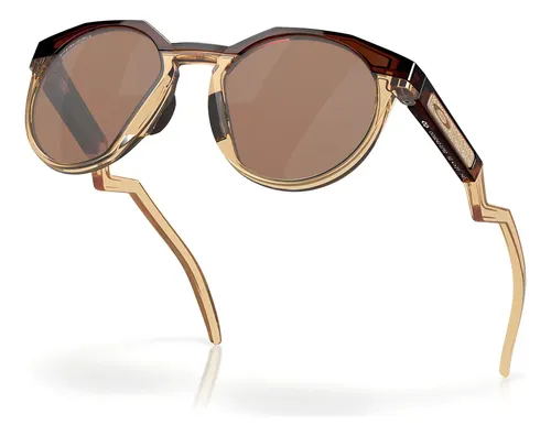 Óculos De Sol Oakley HSTN Kylian Mbappé Signature Series Dark Amber/Light Curry Lentes Prizm Tungsten OO9242-0752