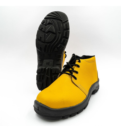 Botin Amarillo Con Puntera V-seg Talle 46